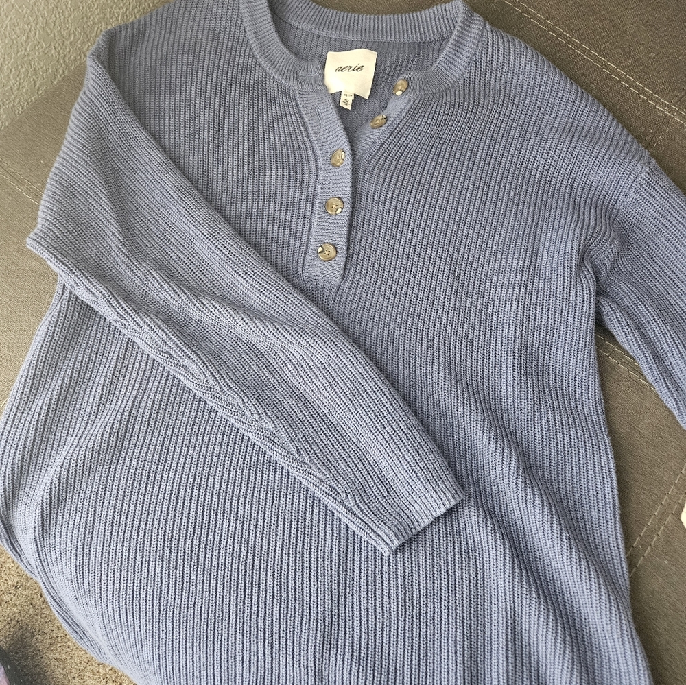 Aerie blue sweater